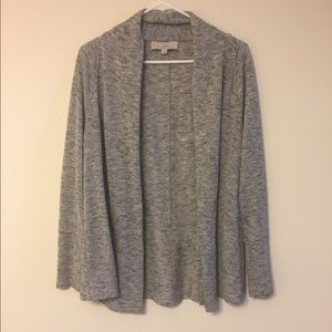 LOFT Gray Cardigan